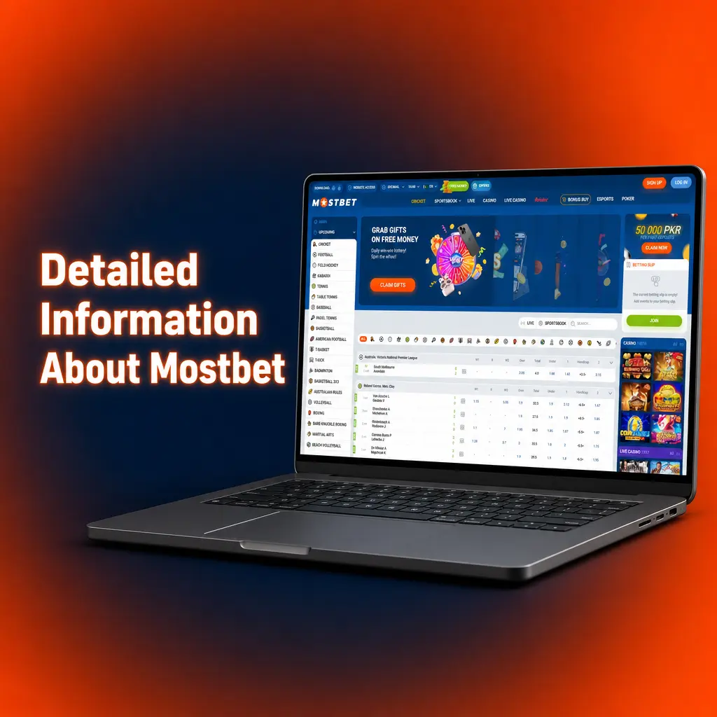 Mostbet Pakistan betting and casino platform with secure payments, cricket odds, and mobile apps for Android and iOS