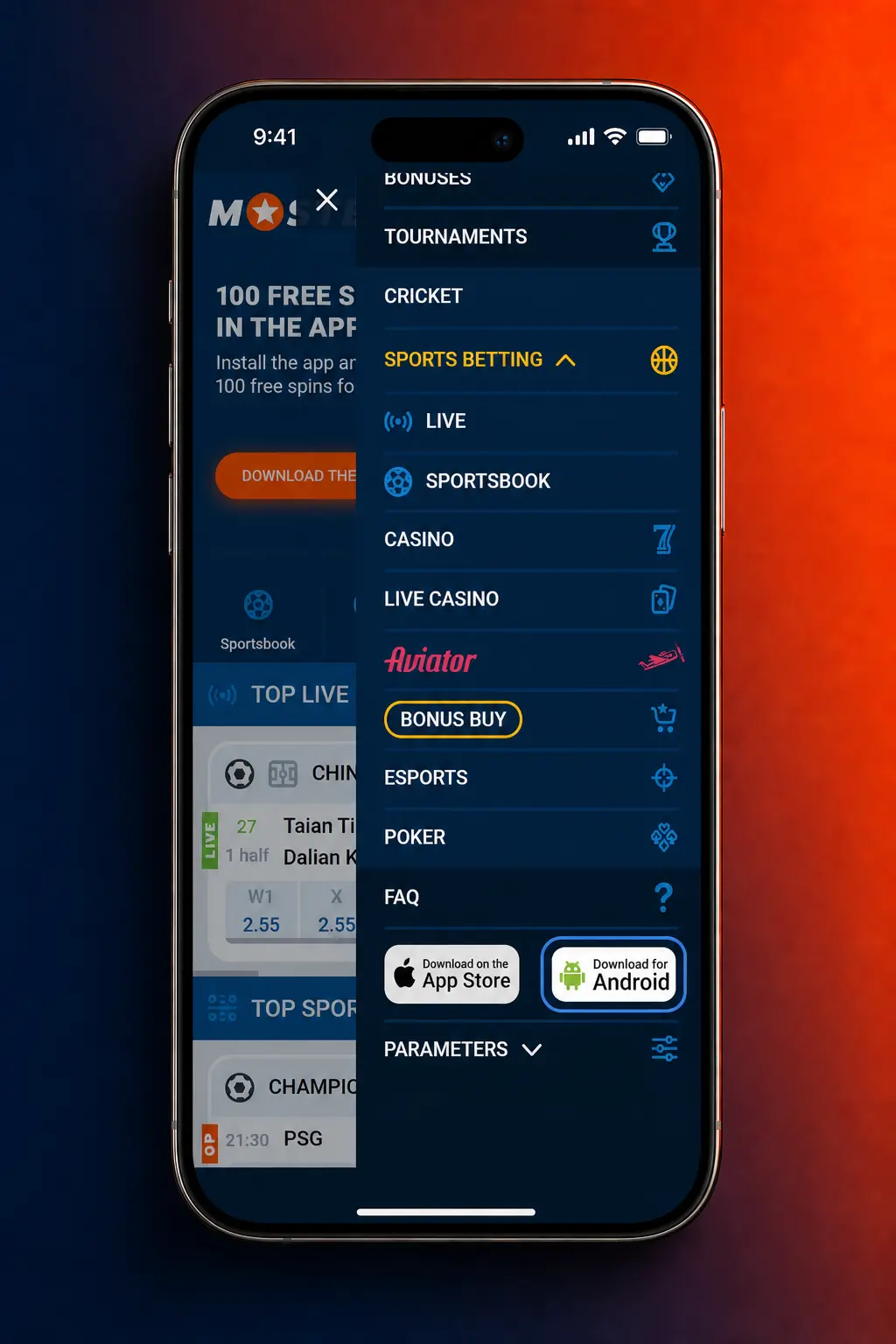 Steps to download and install Aviator Mostbet APK on Android directly from the website without Google Play Store.