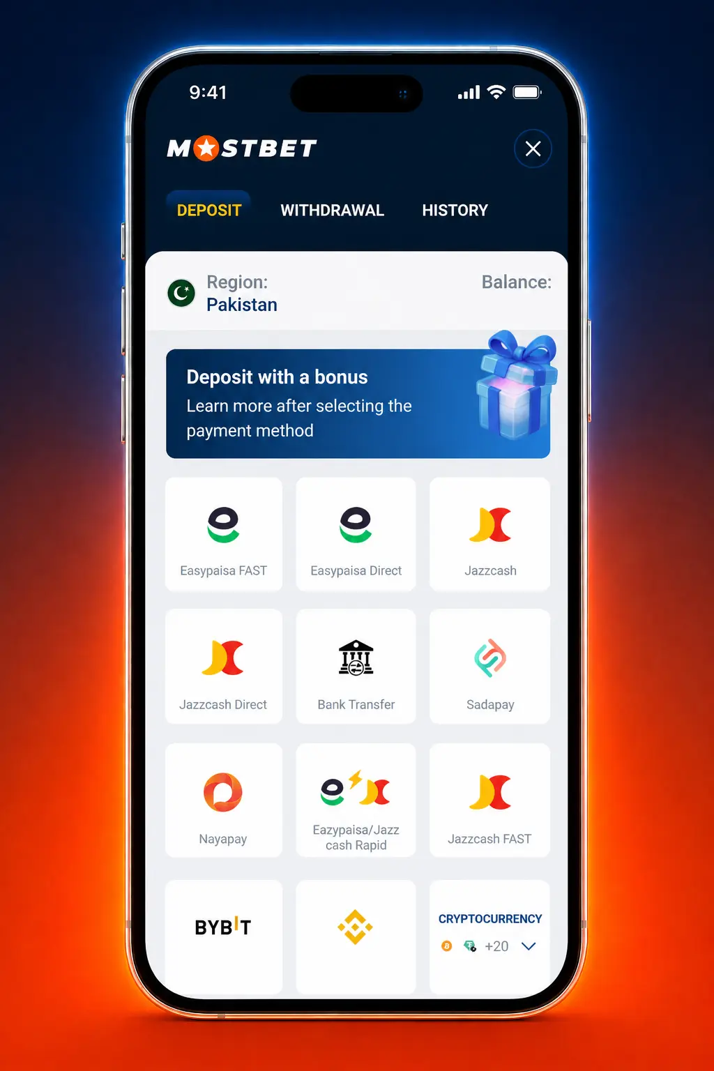 Step-by-step guide to claiming a Mostbet bonus in Pakistan in four easy steps