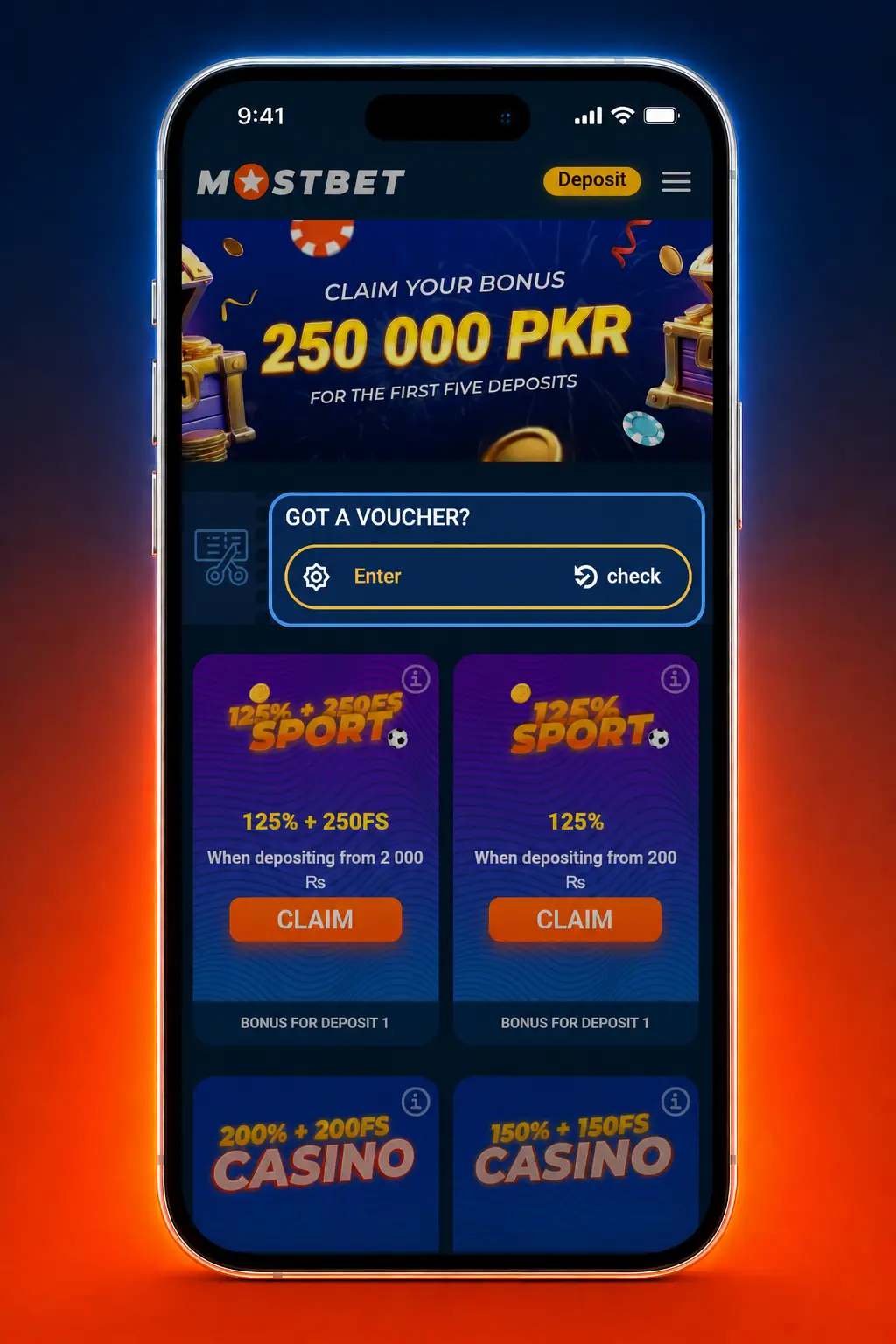 Step-by-step guide to claiming a Mostbet bonus in Pakistan on the official website