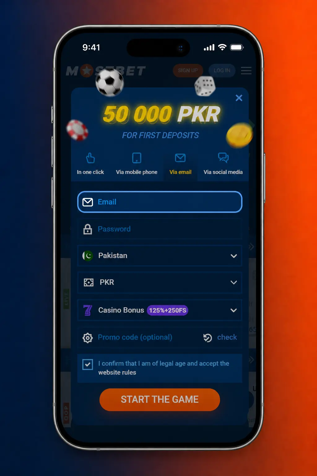 Step-by-step Mostbet sign up guide for Pakistan players: register, verify OTP, and claim welcome bonus in PKR.