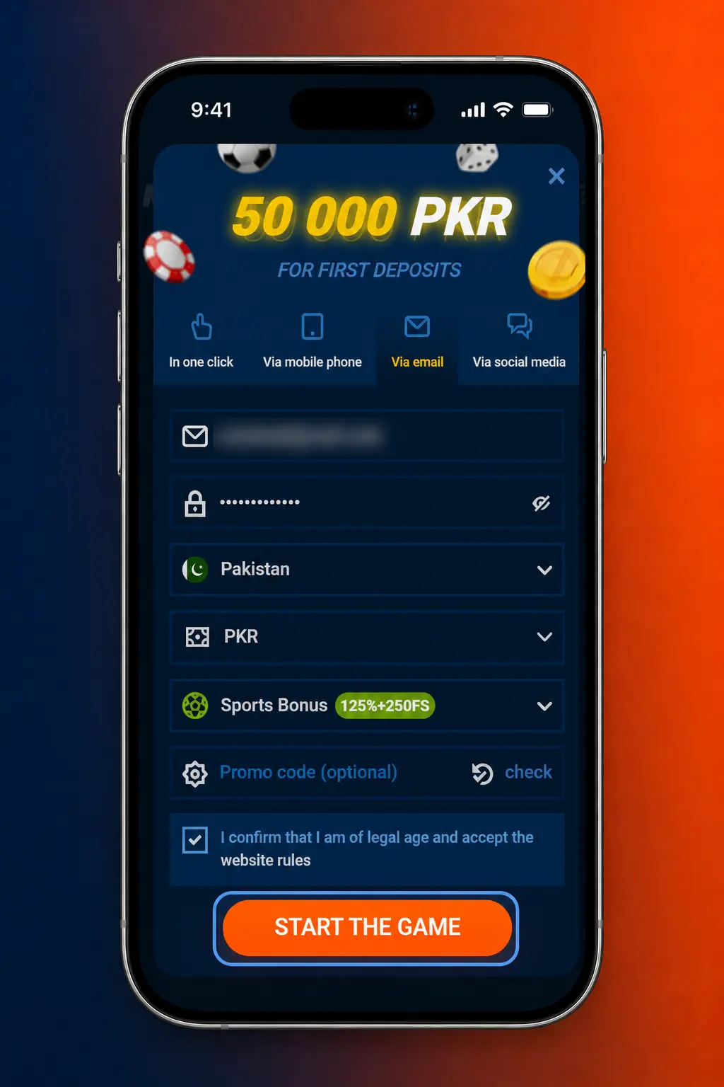 Step-by-step Mostbet sign up guide for Pakistan players showing registration form, phone or email option, and OTP confirmation.