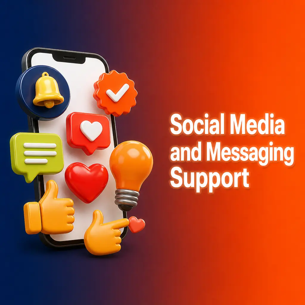 Mostbet support via Telegram, WhatsApp, Facebook, and Twitter for quick account help and general queries.