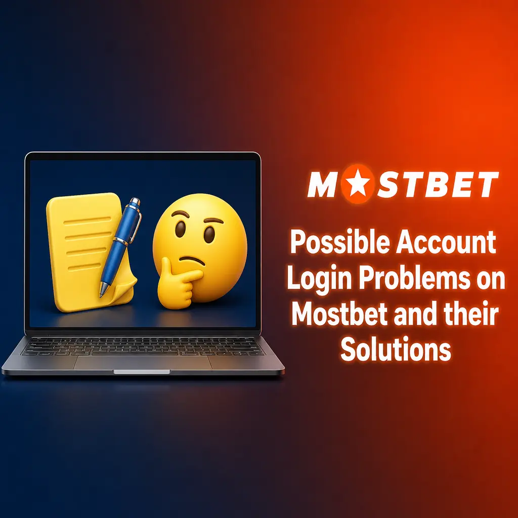 Table listing common Mostbet login issues like wrong password or locked account, with quick solutions to fix each problem.